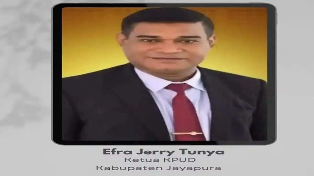 Ketua KPU Kabupaten Jayapura Efra Jerianto Tunya Meninggal Dunia