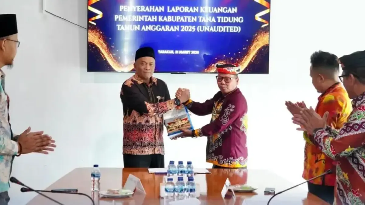 Pemkab Tana Tidung Serahkan LKPD 2025 (Unaudited) kepada BPK