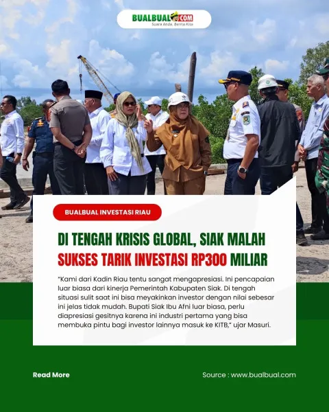Kadin Riau Apresiasi Pembangunan Galangan Kapal Terpadu dan Jalan Akses di Kawasan Industri Siak