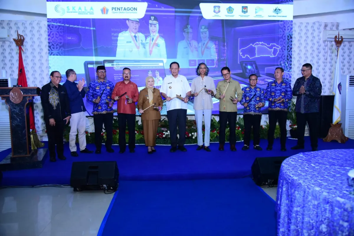 Gubernur Gorontalo Luncurkan Aplikasi Open Data “Pentagon” Hasil Kerja Sama dengan Program SKALA