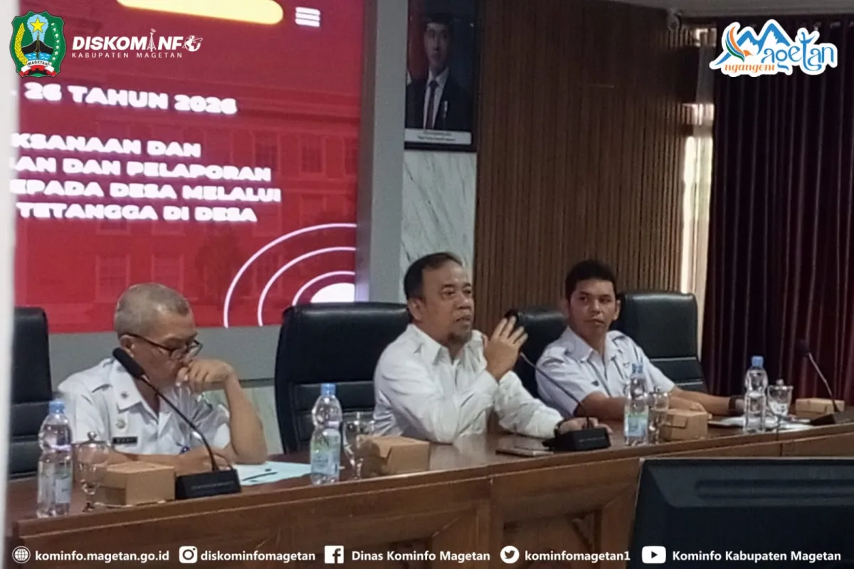 Pemkab Magetan Sosialisasikan Perbup Program Guyub Rukun untuk RT, Wabup Tekankan Transparansi dan Musyawarah