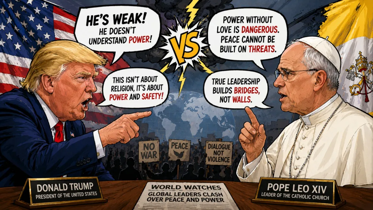 Trump Serang Verbal Paus Leo XIV, Memantik Perdebatan soal Otoritas Moral dan Politik Global