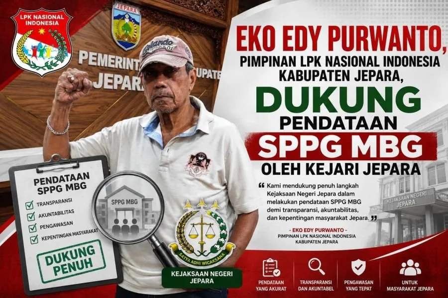 LPKNI Jepara Dukung Kejari Data Mitra SPPG untuk Pengawasan Program MBG