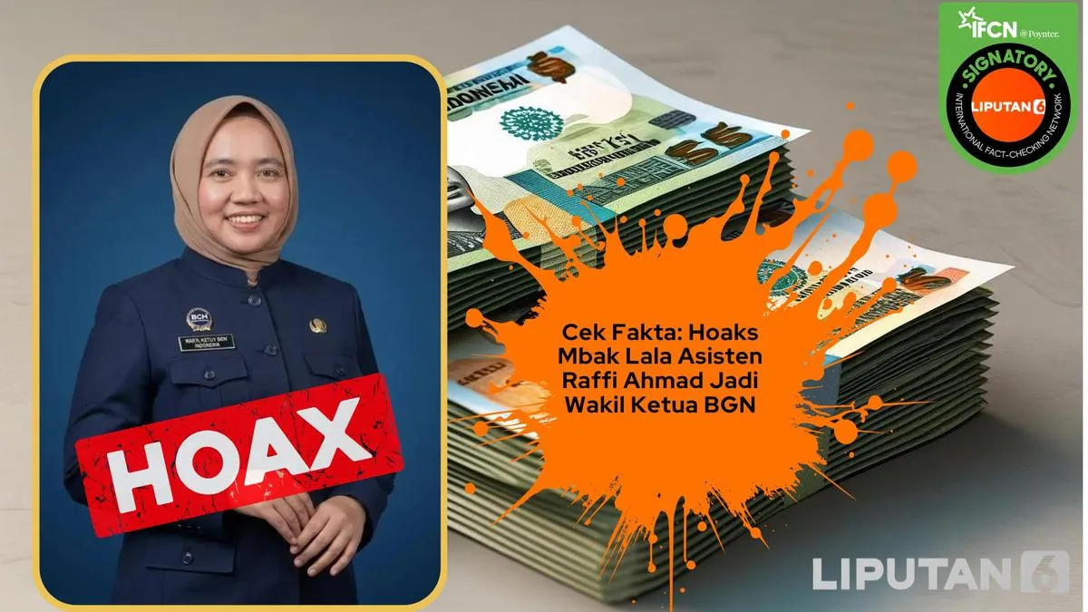 Cek Fakta: Klaim Mbak Lala Jadi Wakil Kepala BGN Tidak Terbukti