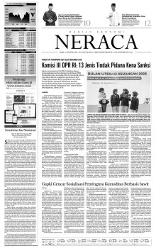 Daftar Edisi Epaper Harian Ekonomi Neraca Akhir Agustus 2026