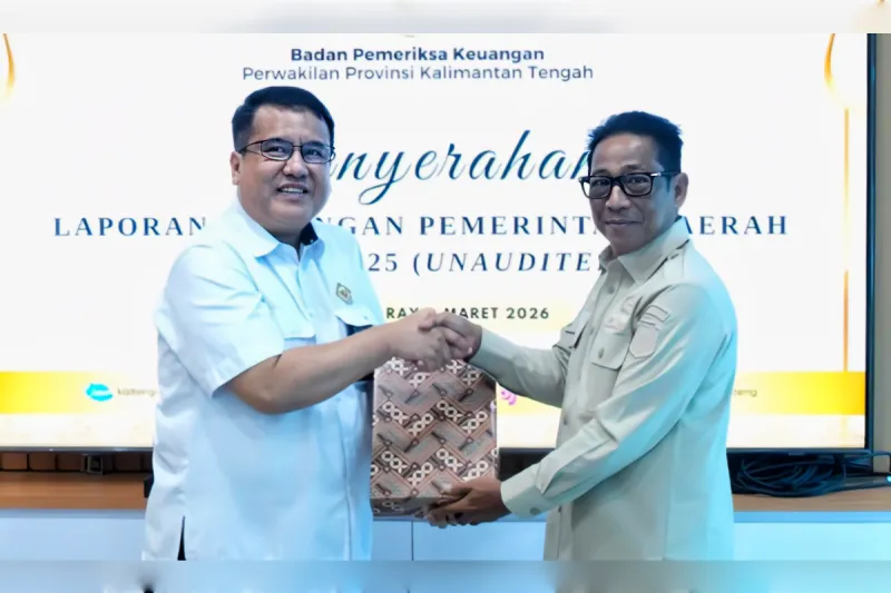 Pemkab Murung Raya Serahkan LKPD Unaudited 2025 ke BPK Kalteng