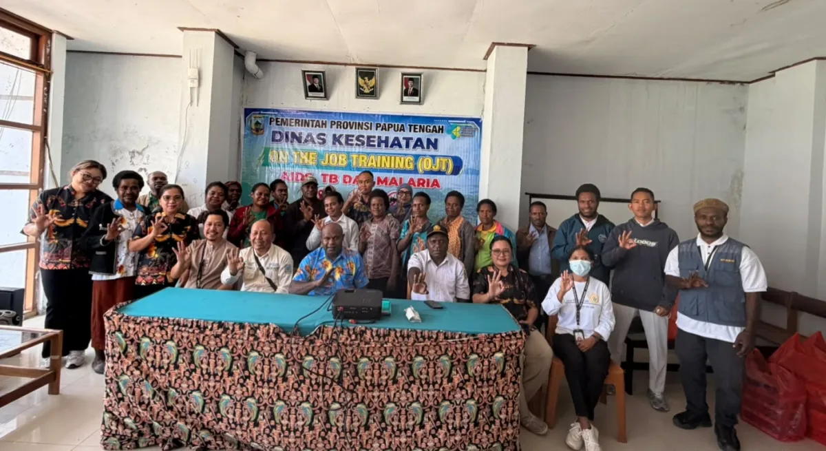 Dinas Kesehatan Papua Tengah Gelar OJT di Paniai untuk Perkuat Layanan dan Pengendalian Penyakit Menular