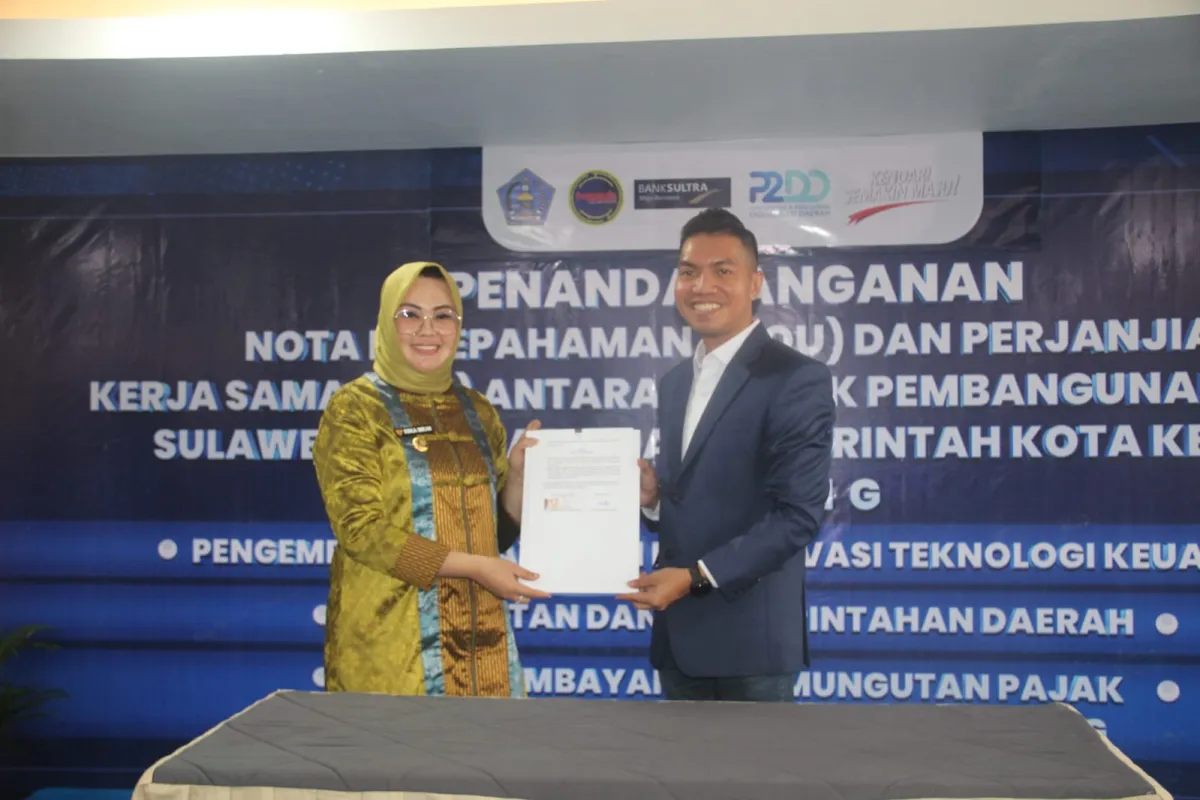 Pemkot Kendari dan Bank Sultra Teken MoU-PSK, Dorong Tata Kelola Keuangan Daerah Berbasis Digital
