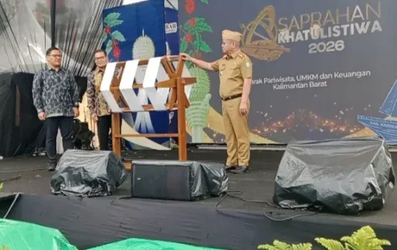Saprahan Khatulistiwa 2026 Jadi Panggung UMKM Kalbar Perluas Pasar hingga Global