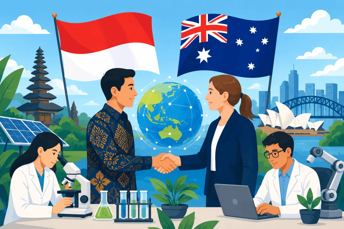 Indonesia–Australia Tegaskan Komitmen Perkuat Kolaborasi Riset dan Inovasi Berbasis Dampak