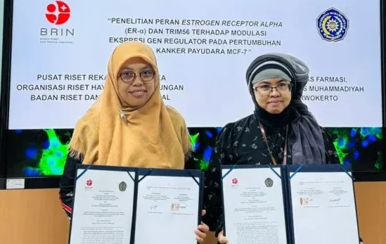 Fakultas Farmasi UMP Jalin Kerja Sama Riset dengan BRIN, Fokus pada Studi Kanker Payudara