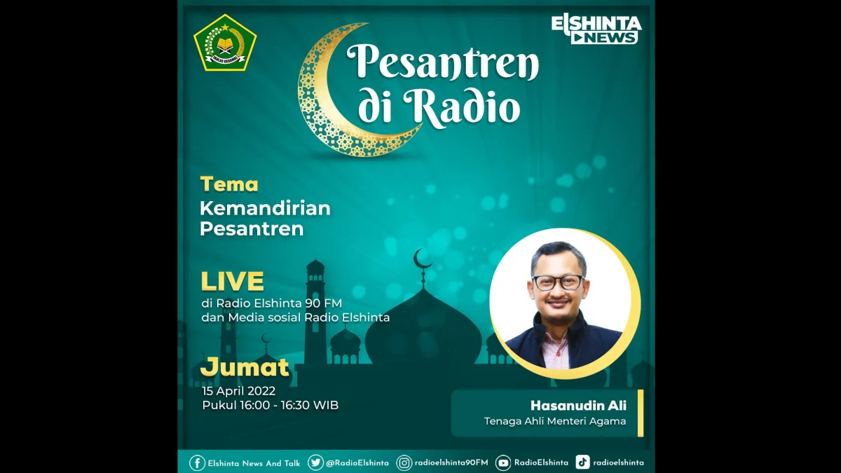 Visi Kemandirian Pesantren Disiarkan Melalui Program Pesantren di Radio