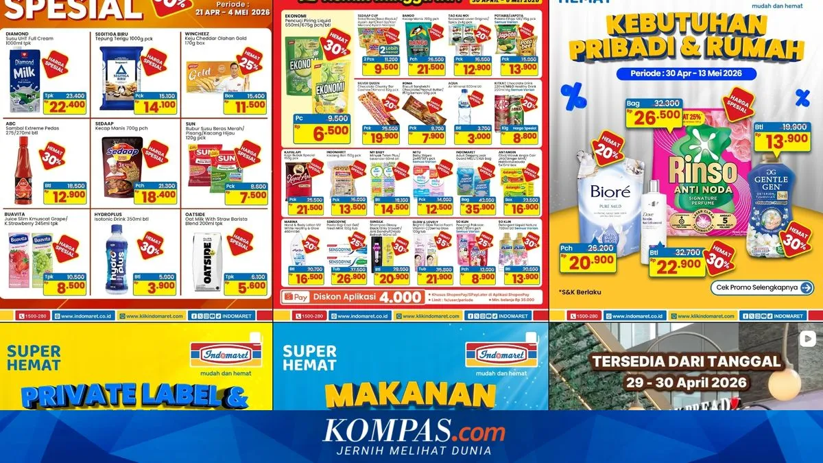 Promo Indomaret 4 September 2026: Diskon Beragam Produk, dari Sembako hingga Frozen Food