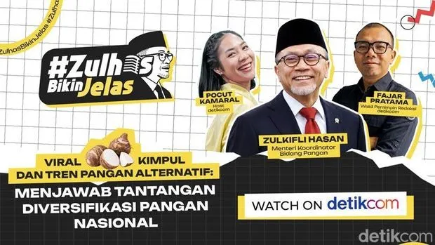 Zulkifli Hasan Soroti Tren Kimpul sebagai Contoh Diversifikasi Pangan untuk Perkuat Ketahanan
