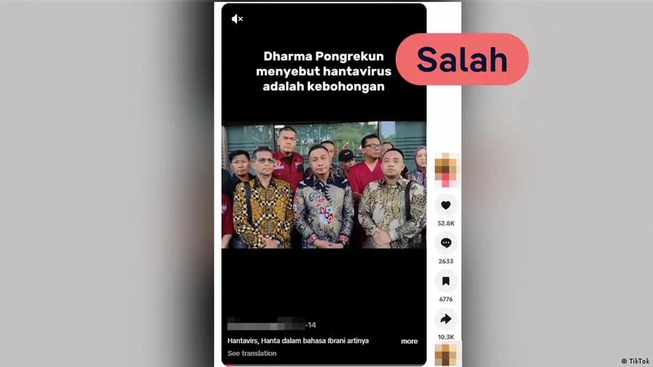 Cek Fakta: Klaim “Hanta” Berasal dari Bahasa Ibrani dan Berarti Omong Kosong Dipastikan Keliru