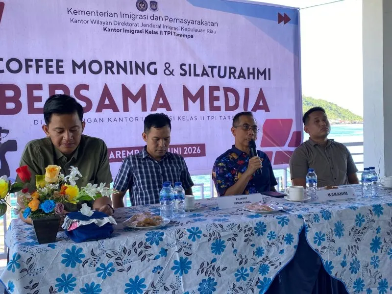 Imigrasi Kelas II Tarempa Gelar Coffee Morning dengan Media, Tekankan Transparansi Layanan Keimigrasian