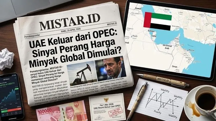 UAE Resmi Keluar dari OPEC Mulai 1 Mei 2026, Pasar Minyak Global Berpotensi Lebih Volatil