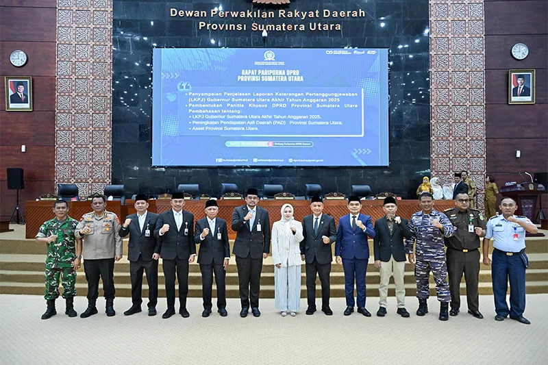 Bobby Nasution Paparkan Capaian Makro Ekonomi Sumut 2025 dalam LKPJ di DPRD