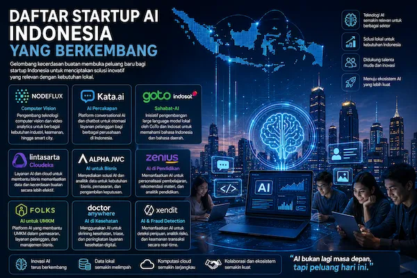 Gelombang Startup AI Global Mulai Mengubah Arah Ekosistem Digital Indonesia