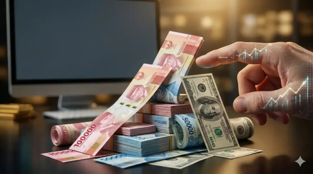 Rupiah Masih Tertekan Sentimen Global, Diproyeksikan Bergerak Rp17.200–Rp17.350 per Dolar AS