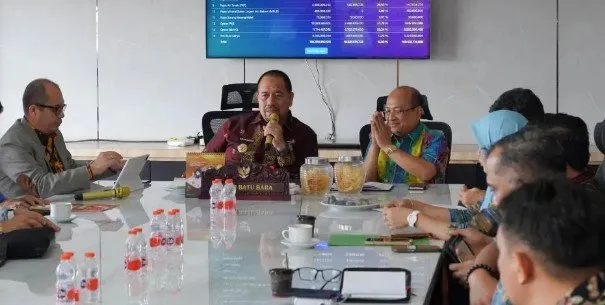 Bupati Batu Bara Sambut Kemendagri untuk Pembinaan Pengelolaan Keuangan Daerah Terdampak Bencana