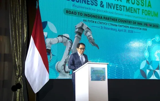 Wamenperin Perkuat Diplomasi Industri Indonesia–Rusia lewat Forum Bisnis di Saint Petersburg