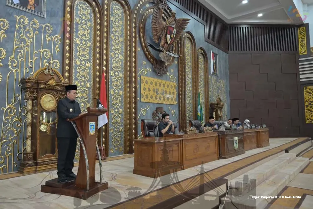 Wali Kota Jambi Sampaikan Nota Pengantar Ranperda Pertanggungjawaban APBD 2025 di Paripurna DPRD