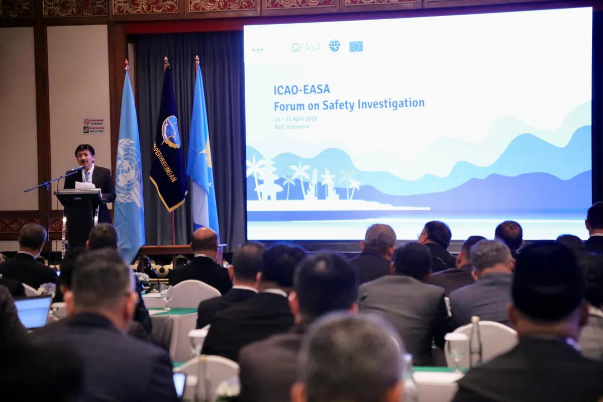 Indonesia Gelar ICAO–EASA Forum di Bali untuk Perkuat Investigasi Keselamatan Penerbangan Asia Pasifik