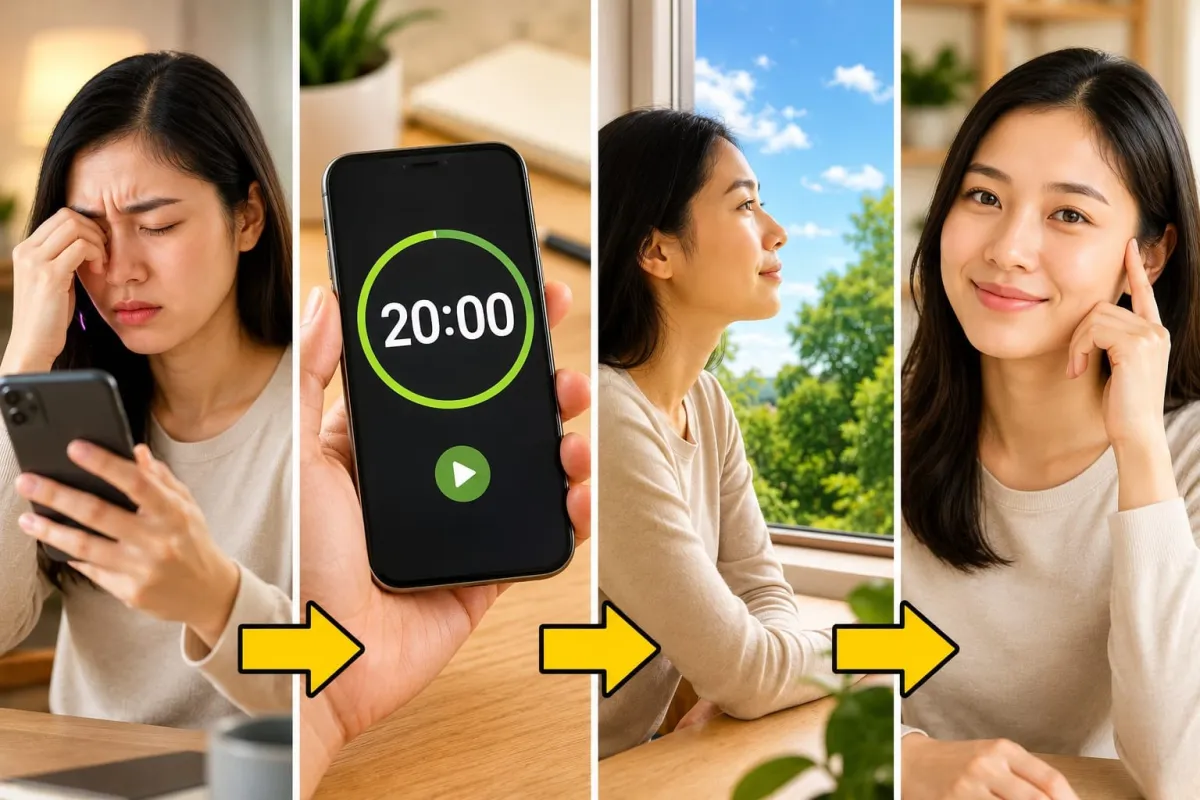 Keluhan Mata Lelah Akibat Layar Gadget Meningkat, Aturan 20-20 Jadi Cara Sederhana Mengurangi Ketegangan