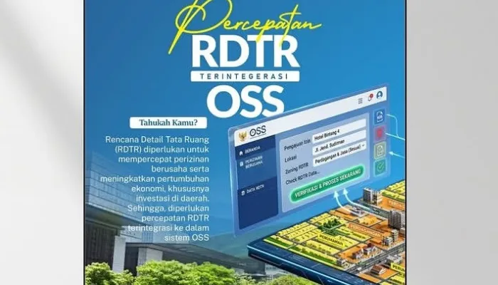 ATR/BPN dan Pemda Dorong Percepatan Integrasi RDTR ke OSS untuk Permudah Perizinan dan Dukung Investasi