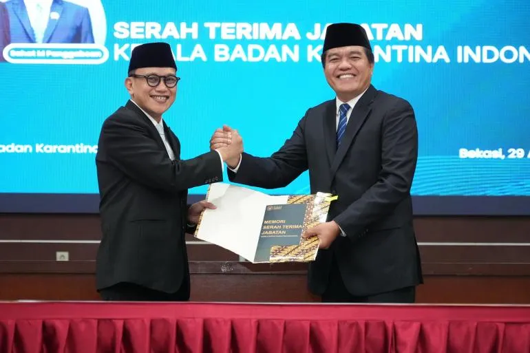 Abdul Kadir Karding Resmi Pimpin Barantin, Dorong Transformasi Karantina Jadi Instrumen Ekonomi dan Diplomasi