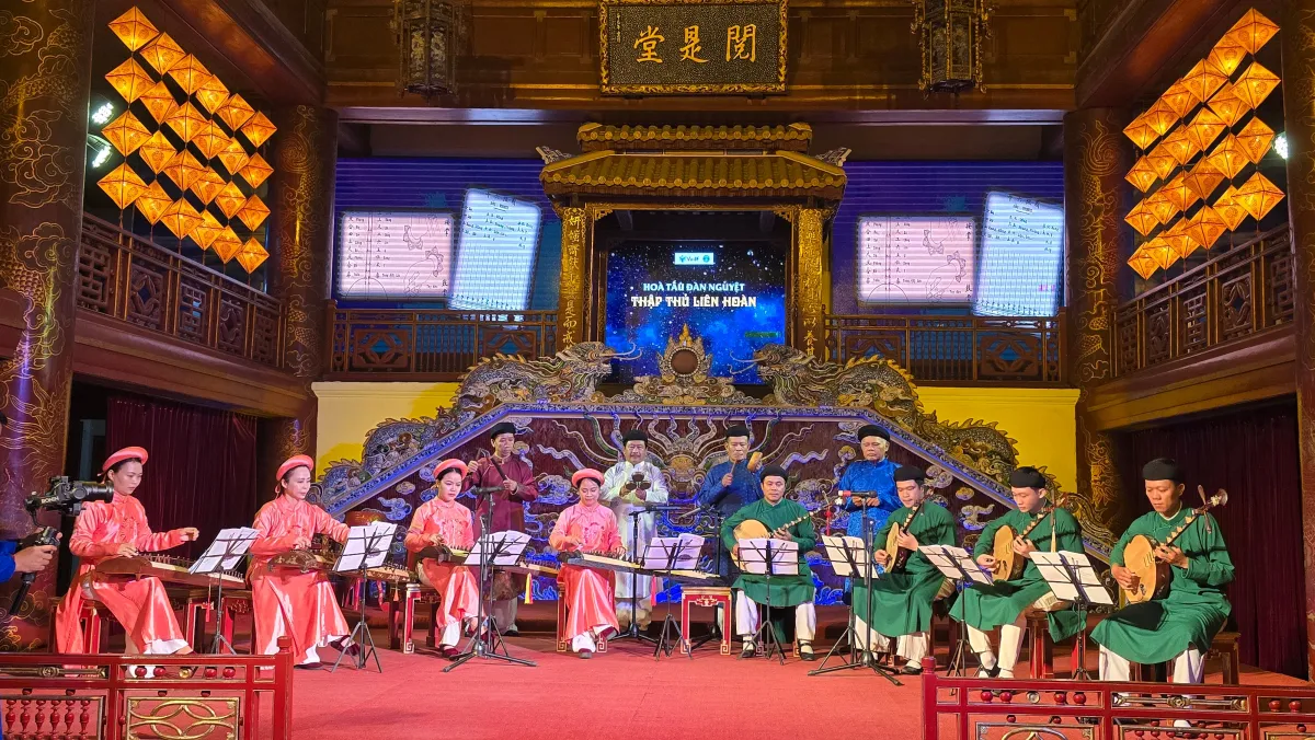 Hue Gelar Pertunjukan Eksperimental untuk Uji Notasi Musik Tradisional dan Metode Pelapisan Partitur