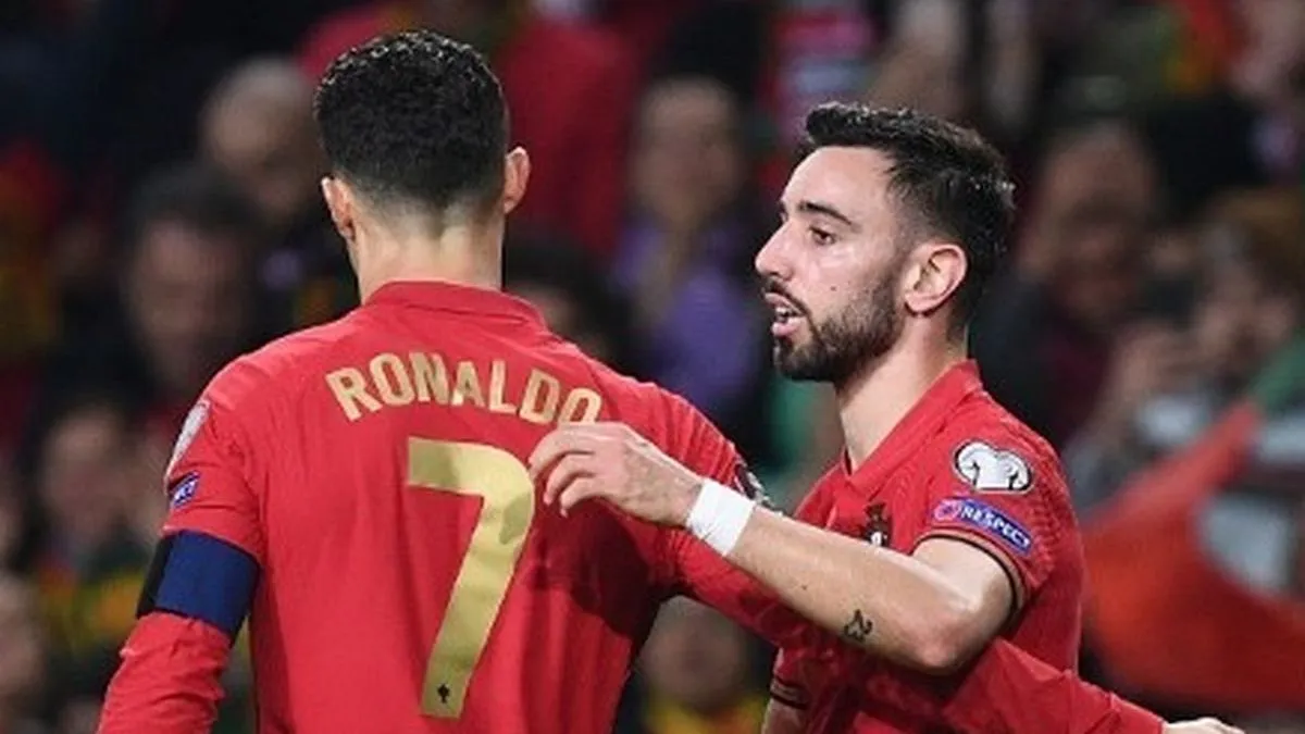 Klaim Marca Beritakan Keributan Ronaldo dan Bruno Fernandes Saat Latihan Portugal Disebut Hoaks