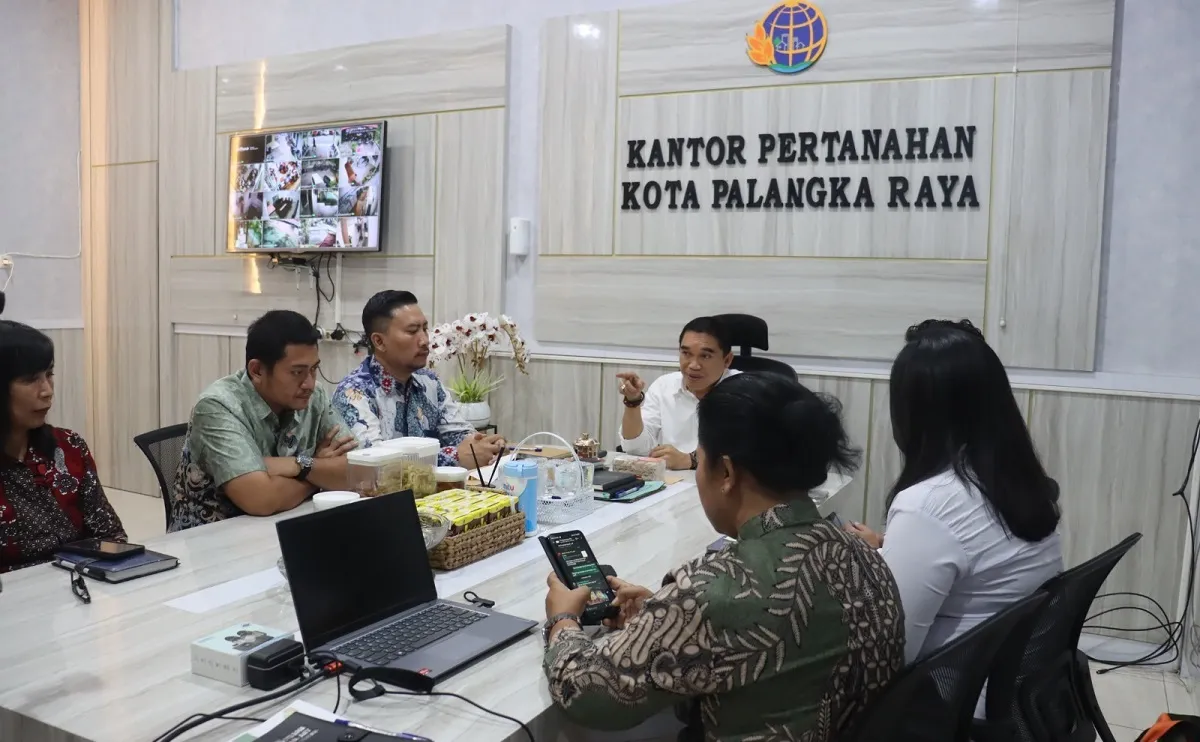 Kantor Pertanahan Palangka Raya Dikunjungi Inspektorat Jenderal ATR/BPN, Bahas Penguatan Pengawasan dan Layanan Publik