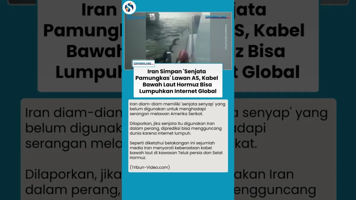 Sorotan Media Iran: Kabel Bawah Laut di Selat Hormuz Disebut Titik Strategis dalam Ketegangan dengan AS