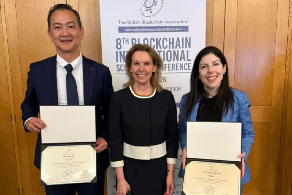 Chia Hock Lai dari Singapura Terpilih sebagai Fellow British Blockchain Association di London