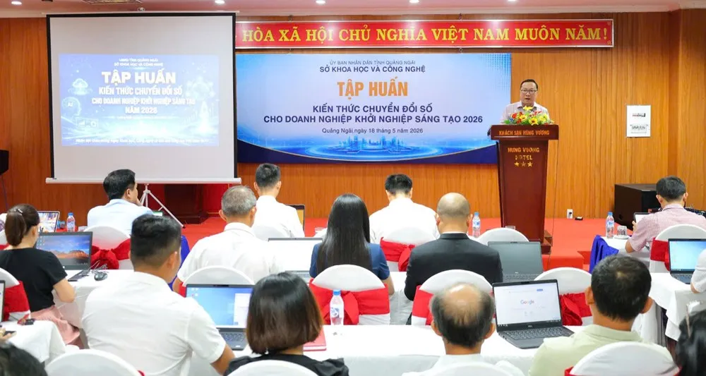 Quang Ngai Gelar Pelatihan Transformasi Digital untuk Startup Inovatif Menjelang 2026