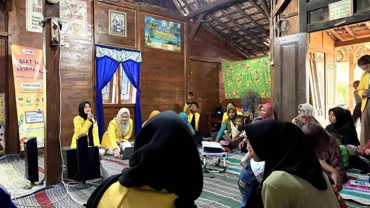 Mahasiswa UNNES Gelar Program DASHAT di Desa Jeruk, Beri Edukasi Gizi Seimbang untuk Ibu Balita