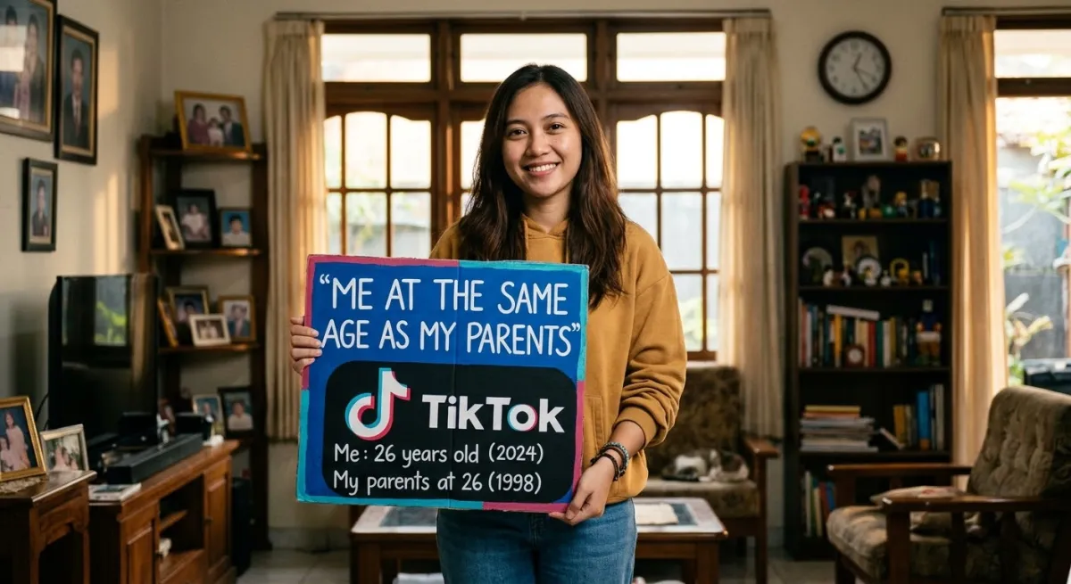 Tren ‘Me at the Same Age As My Parents’ Viral di TikTok, Picu Diskusi tentang Harapan Generasi