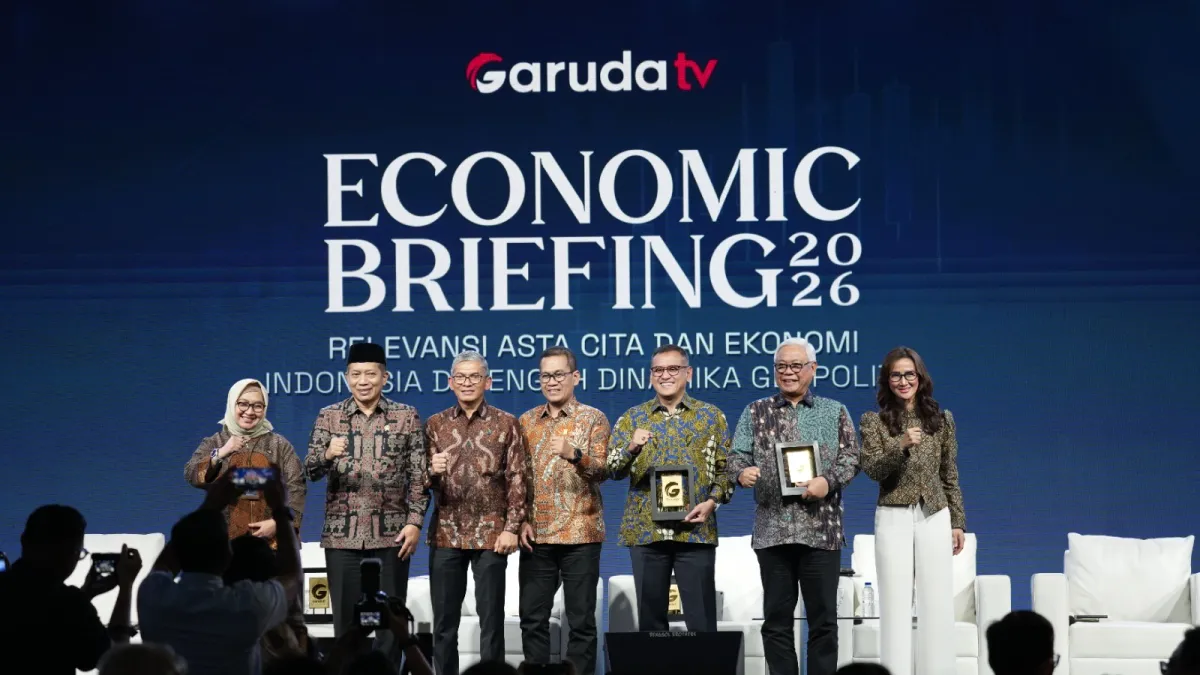 Garuda TV Gelar Economic Briefing 2026, Bahas Ketahanan Ekonomi Indonesia di Tengah Gejolak Global