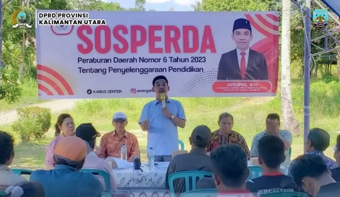 Arming Sosialisasikan Perda Keterbukaan Informasi dan Pendidikan di Nunukan