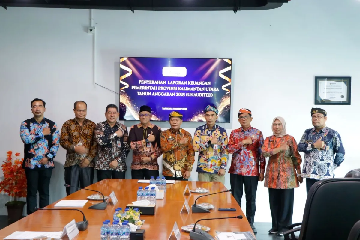 Pemprov Kaltara Serahkan LKPD 2025 ke BPK, Gubernur Tekankan Transparansi dan Akuntabilitas
