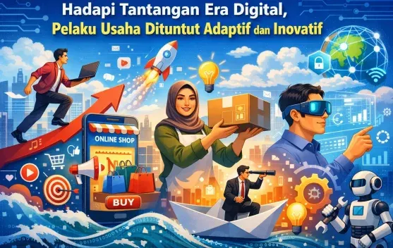 Pelaku Usaha Didorong Adaptif dan Inovatif Menghadapi Tantangan Ekonomi Digital