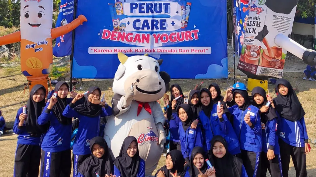 Kegiatan Cimory Goes di MTsN 6 Sragen, Siswa Dikenalkan Pentingnya Gizi dan Hidup Sehat