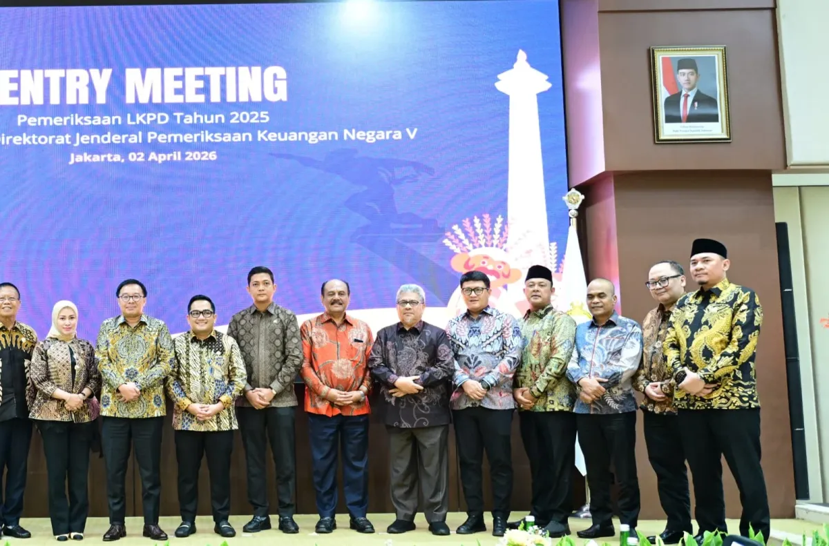 Ketua DPRD Sumbar Dorong Penguatan Pengawasan Keuangan Daerah saat Entry Meeting BPK