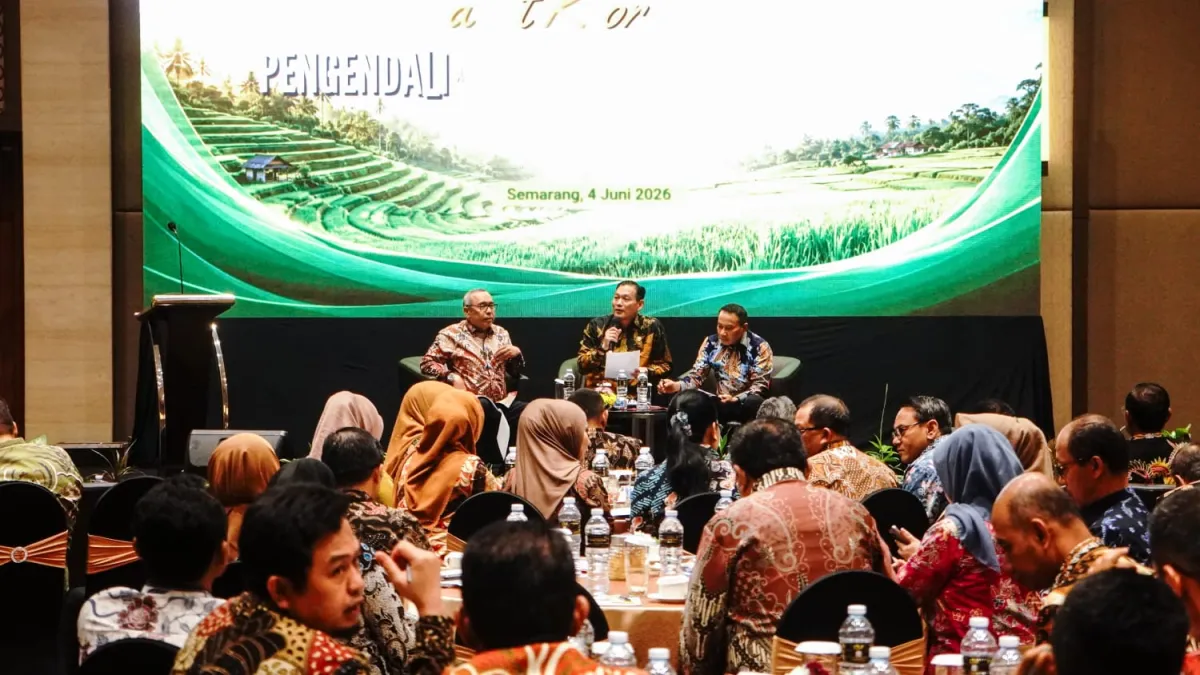 Wawali Salatiga Hadiri Rakor Pengendalian Alih Fungsi Lahan Sawah di Jateng