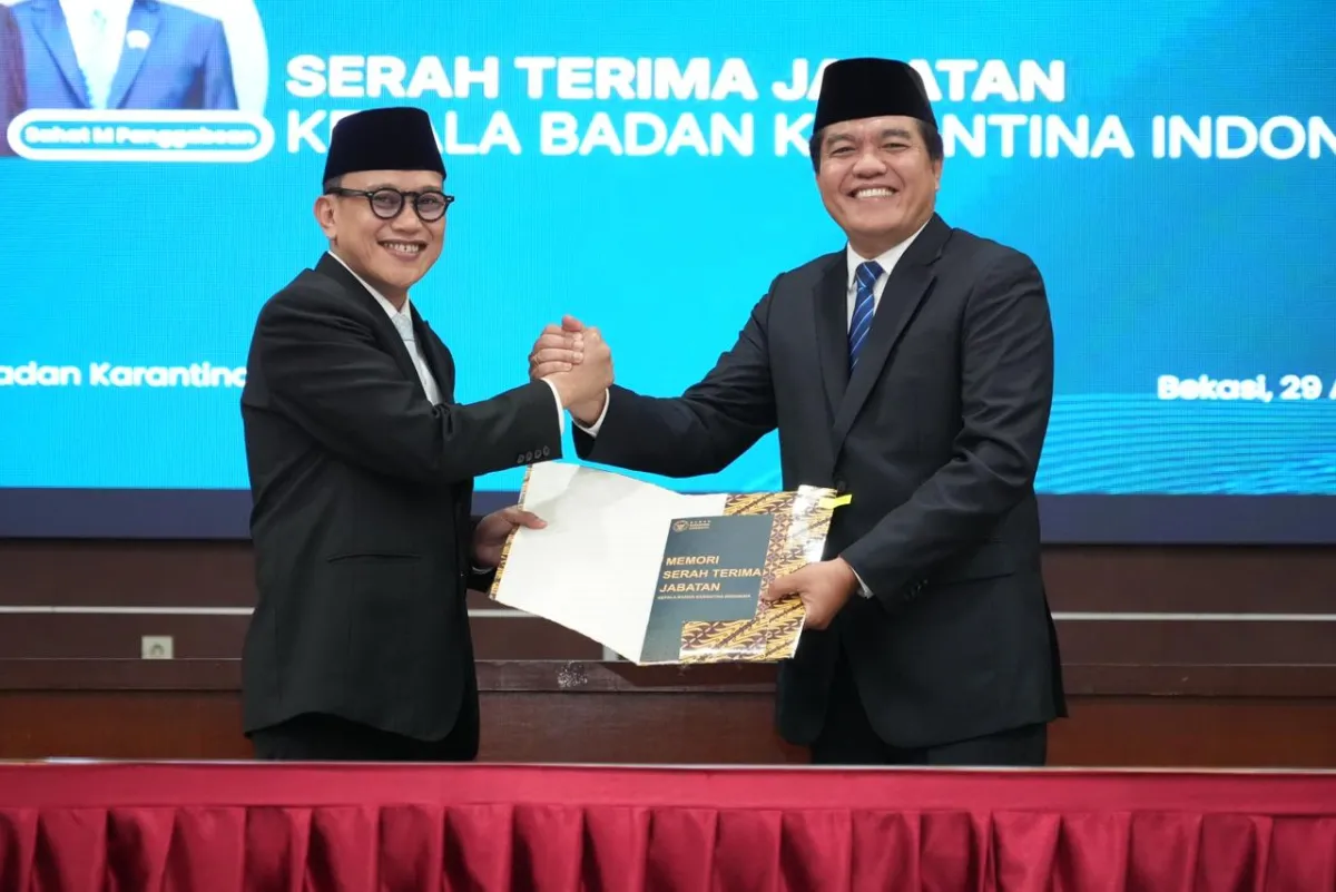 Abdul Kadir Karding Resmi Pimpin Barantin, Dorong Transformasi Karantina Jadi Instrumen Ekonomi dan Diplomasi