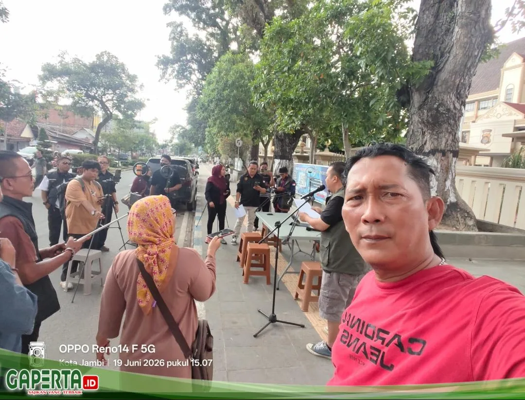 Aksi “Podcast Jalanan” di Polda Jambi, L.I.M.B.A.H Desak Transparansi Penegakan Hukum dan Perlindungan Hak Warga