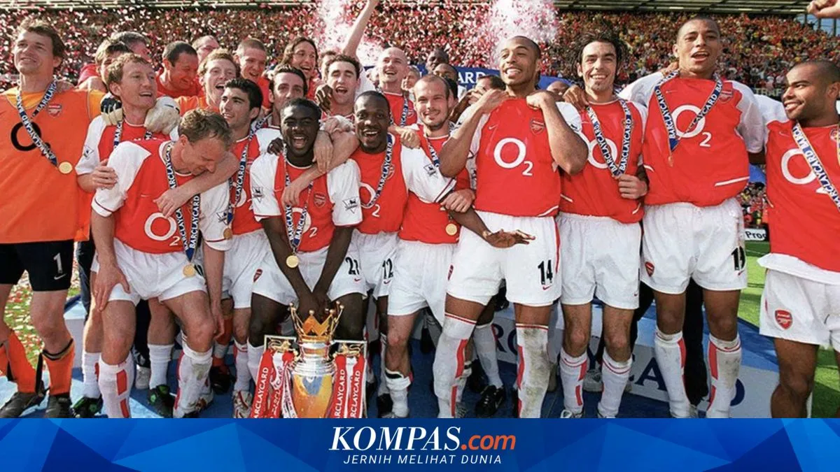 Arsenal Terakhir Juara Liga Inggris pada 2004, Saat Sejumlah Media Sosial Populer Belum Ada