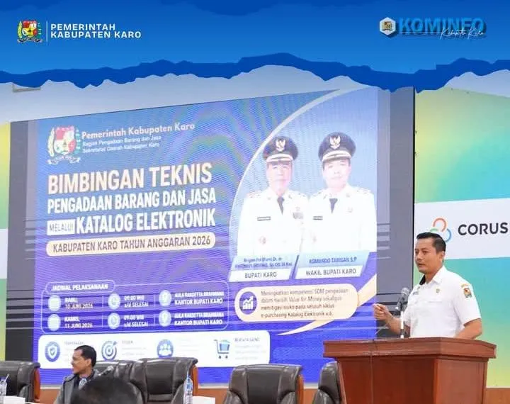 Pemkab Karo Buka Bimtek PBJ Lewat Katalog Elektronik, Tekankan Transparansi dan Dukungan Produk Dalam Negeri